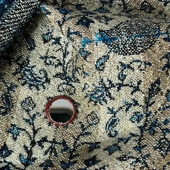 UNBRANDED Multicolor Multi Detailed Mirrored Fringed Wrap Scarf - Picture 5 of 6